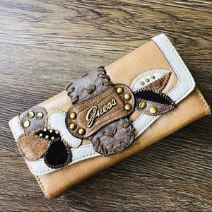 Guess Leather Clutch Wallet